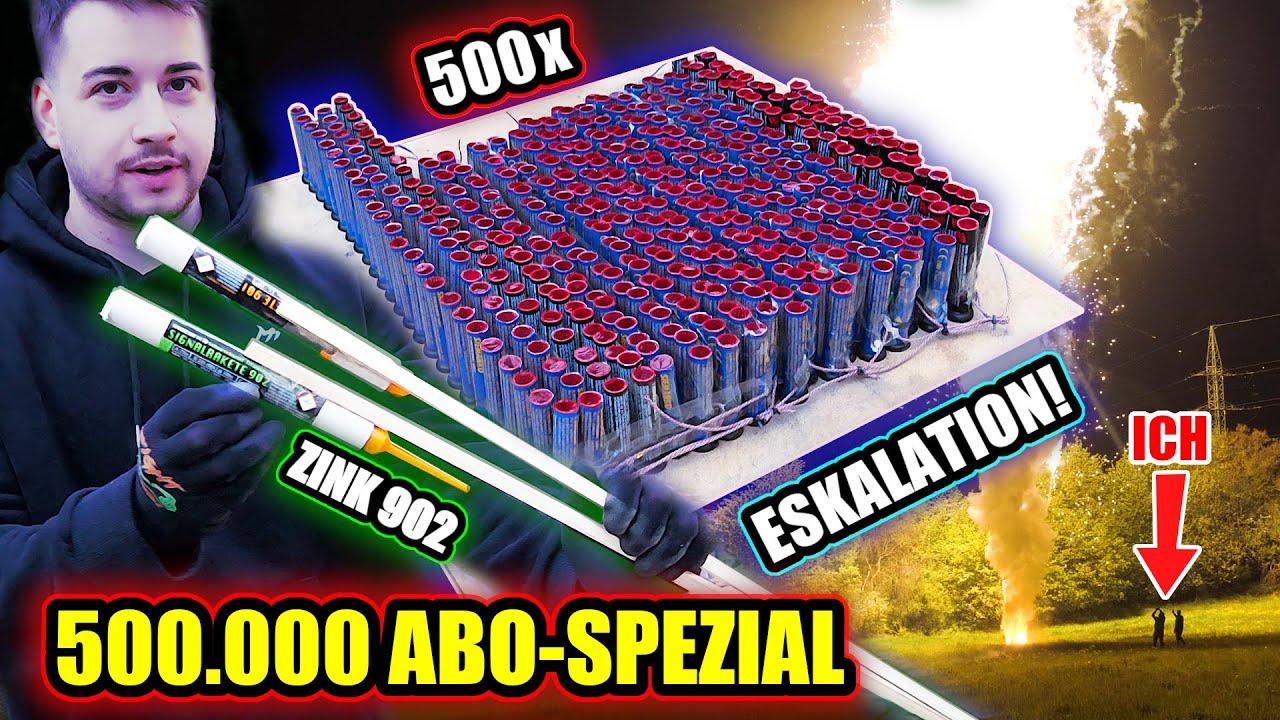 500.000 ABO-SPEZIAL 🔥 500er SINGLE-SHOT PALETTE 🔥 MrPyroManager