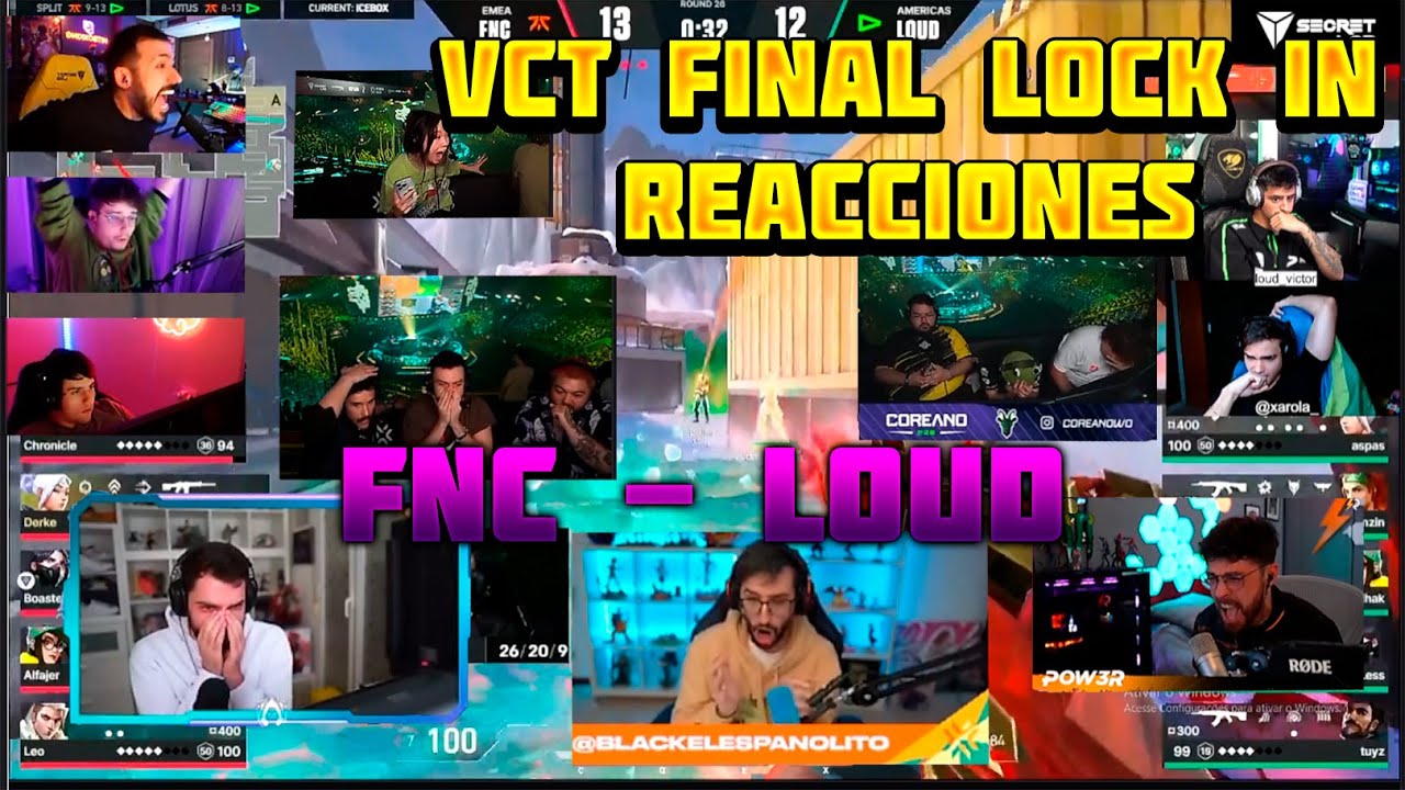 REACCIONES A LA FINAL VCT LOCK IN de FNATIC vs LOUD - TARIK, MIXWELL, BLACK, HITBOX, STAR, ETC