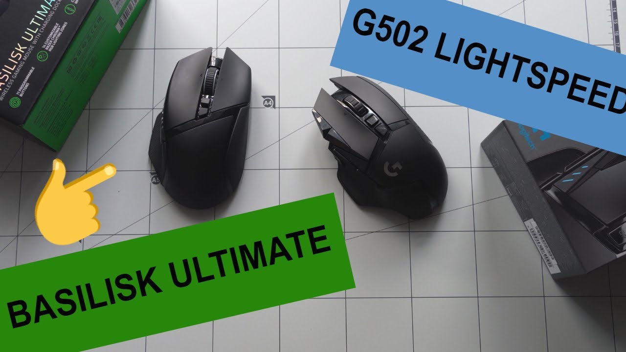 Razer Basilisk Ultimate vs. Logitech G502 Lightspeed | Czym grać🤔❓