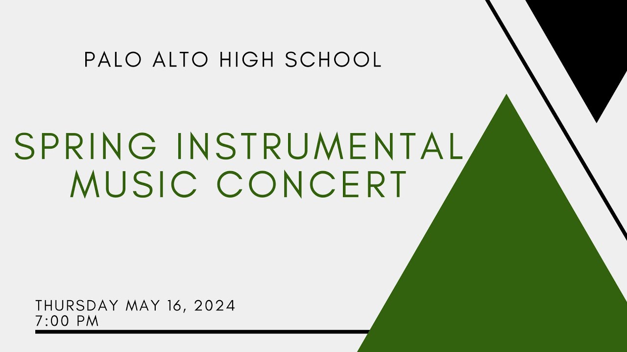 Spring Instrumental Music Concert - May 16, 2024