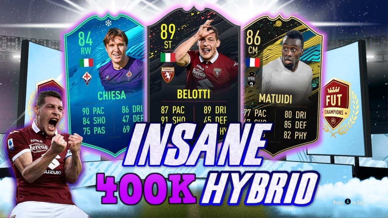 BEST 400K TEAM FIFA 20 w/ STORYLINE BELOTTI!!! | 400K SQUAD BUILDER FIFA 20