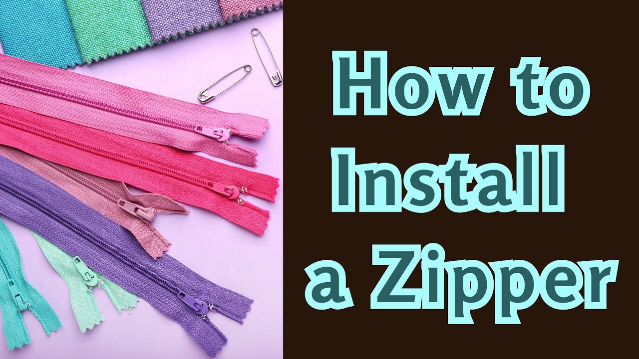 How to Install a Zipper (Sewing Tutorial for Beginner Sewists)