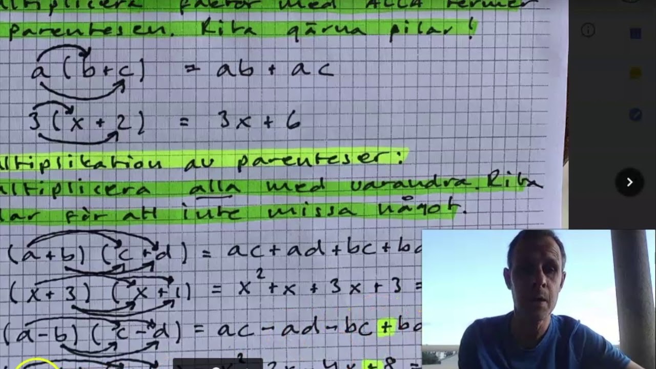 Sammanfattning Algebra åk 9