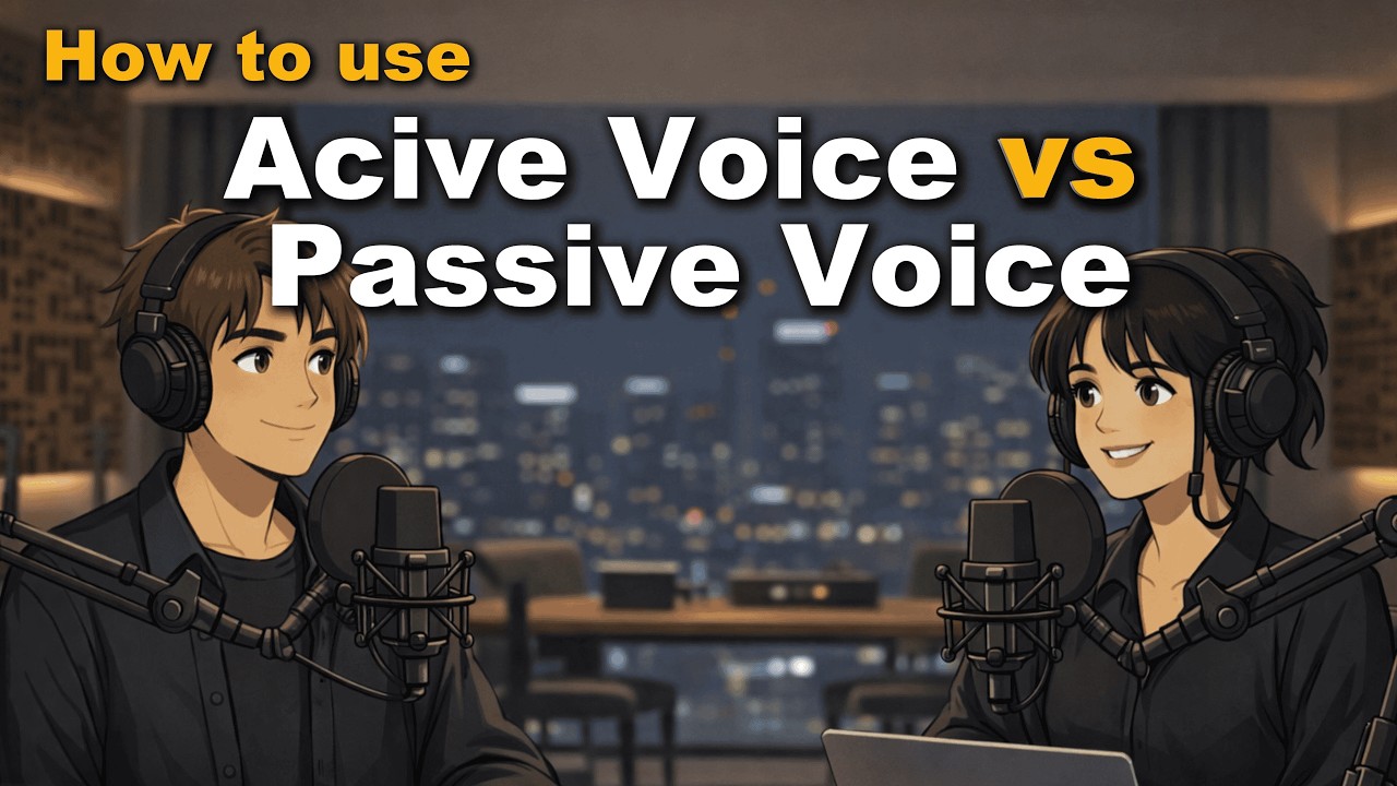 Active Voice vs Passive Voice in English | Easy Grammar Lesson with Real Examples