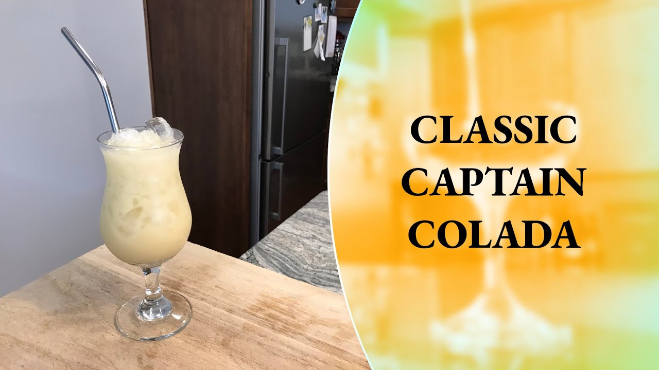 Rum Cocktail: Classic Captain Colada - Captain Morgan Rum - How to Make - Cocktails at Home
