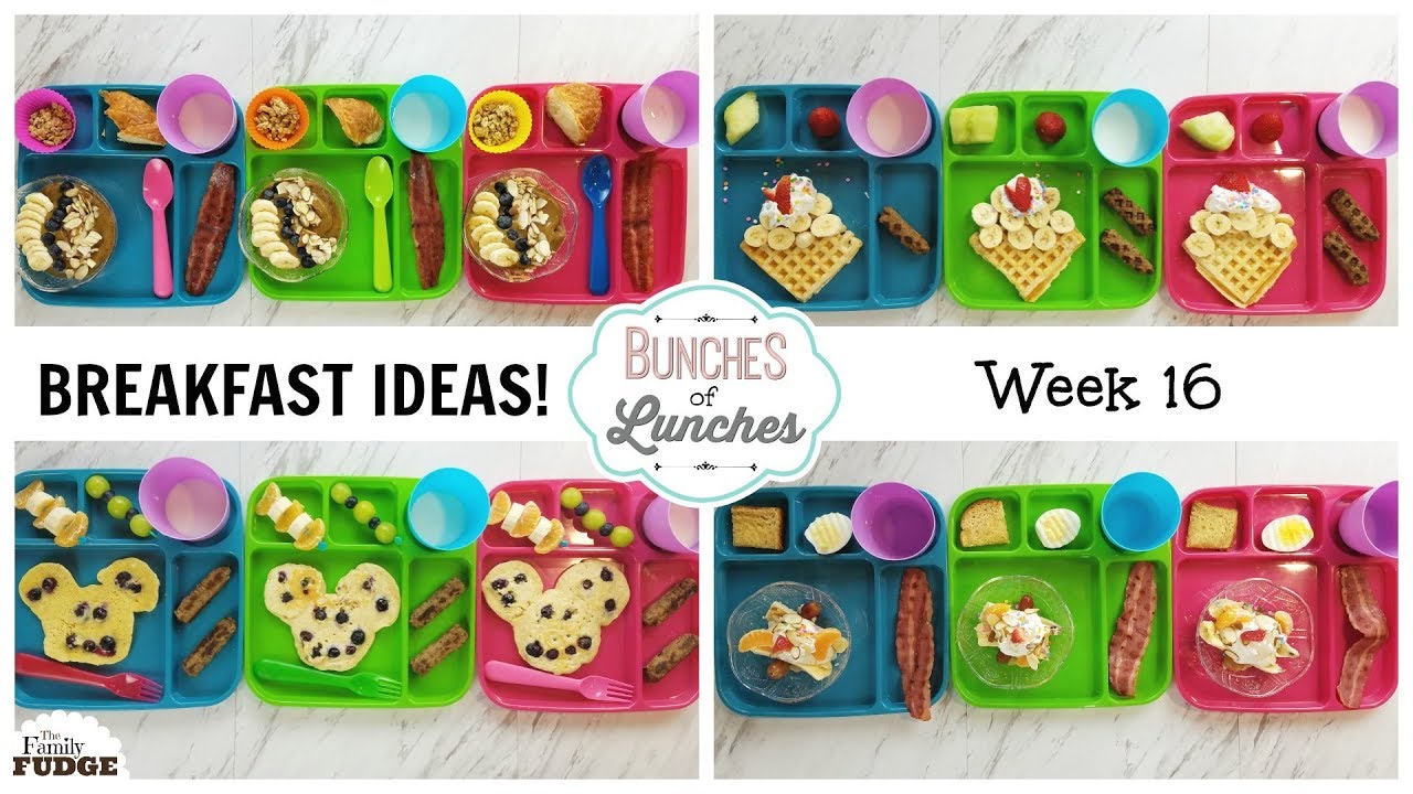 FUN Breakfast Ideas for KIDS + What They Ate || Bunches of Lunches (Breakfast Edition)