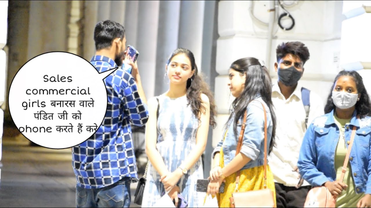 Sales commercial girls बनारस वाले पंडित जी को phone करते हैं rista complete prank || Vivek golden