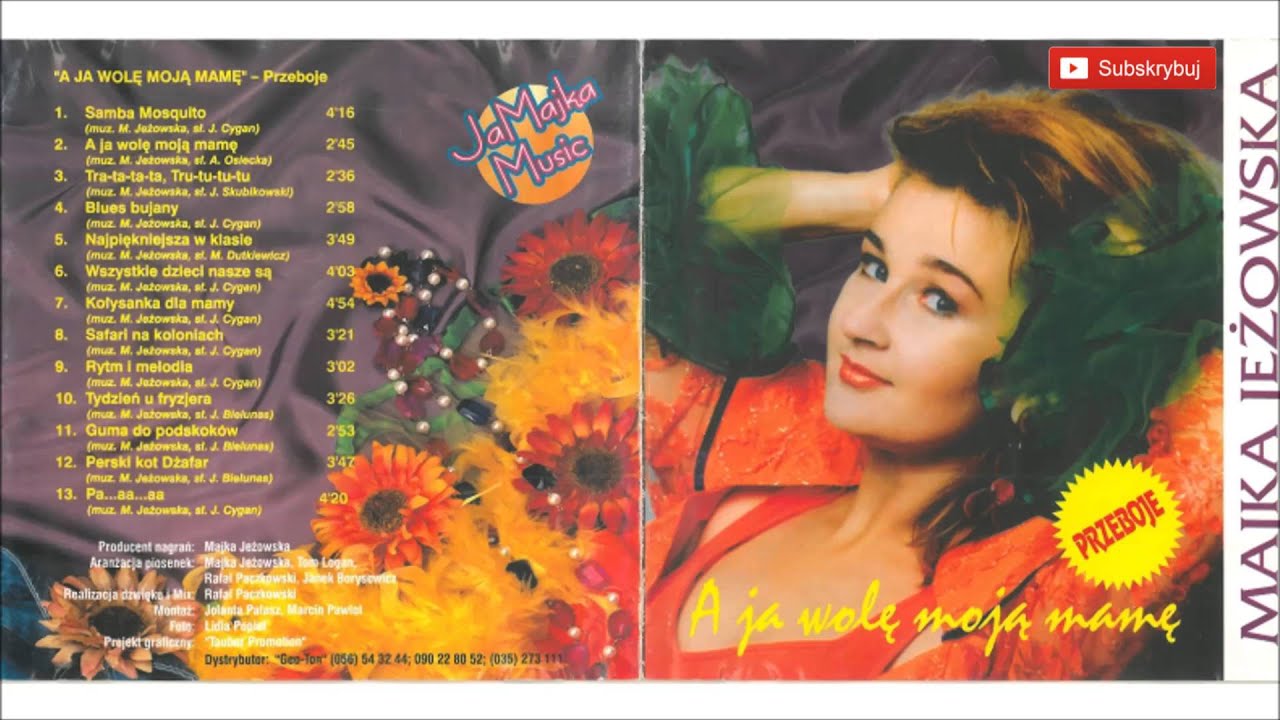 13. MAJKA JEŻOWSKA – Pa  aa  aa ( A JA WOLĘ SWOJĄ MAMĘ PRZEBOJE - ALBUM )