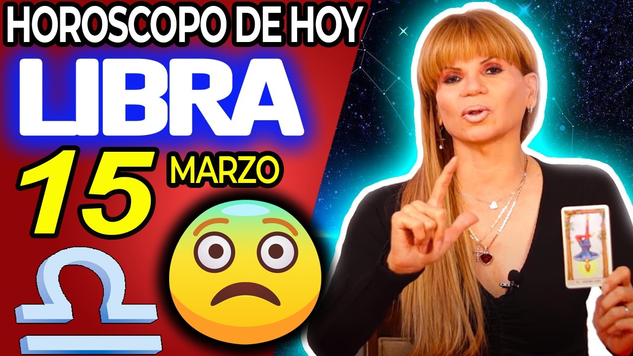 LIBRA ♎🌓GIGANTE ES EL SALTO QUE VAS A VIVIR❗️😱 Hor&oacute;scopo De Hoy 15 De Marzo 2026 | Mhoni Vidente