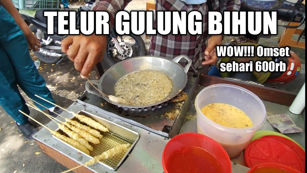 PELOPOR PEDAGANG TELUR GULUNG BIHUN - STREET FOOD - KULINER JOMBANG