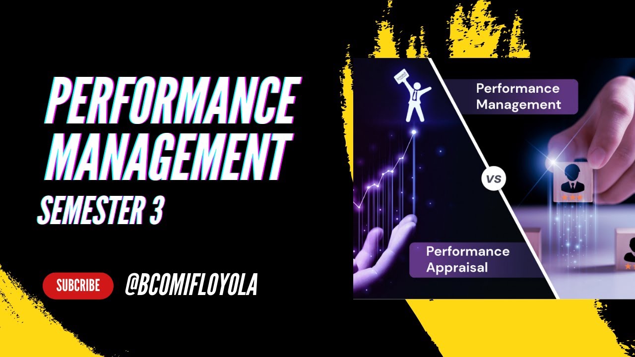 Performance Management  |B. Com. International Finance | Loyola Academy