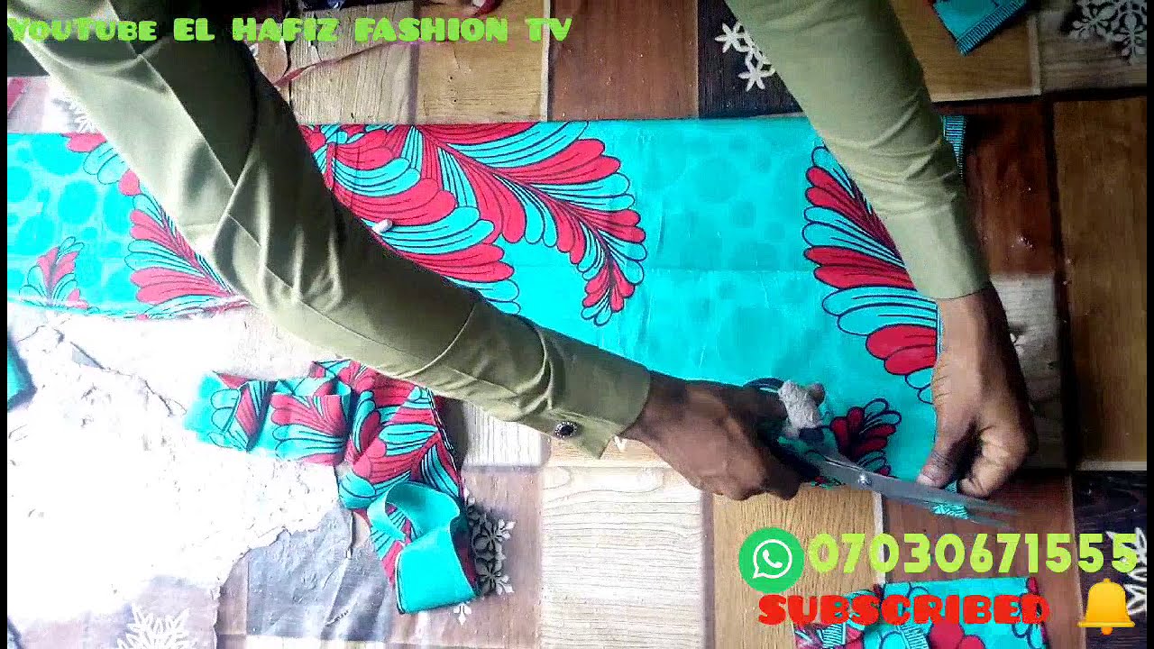 yadda ake yanka skirt six pieces cikin sauki