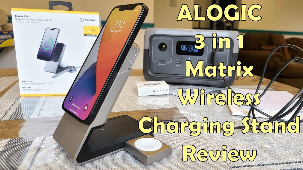 ALOGIC 3 in 1 Matrix MagSafe Wireless Charging Stand Review