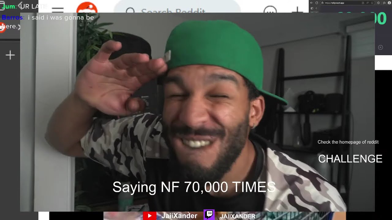 Saying Nf 70,000 times