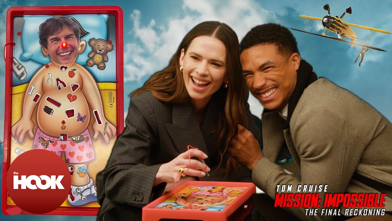 Hayley Atwell & Greg Tarzan Davis Play Operation On Tom Cruise |@TheHookOfficial