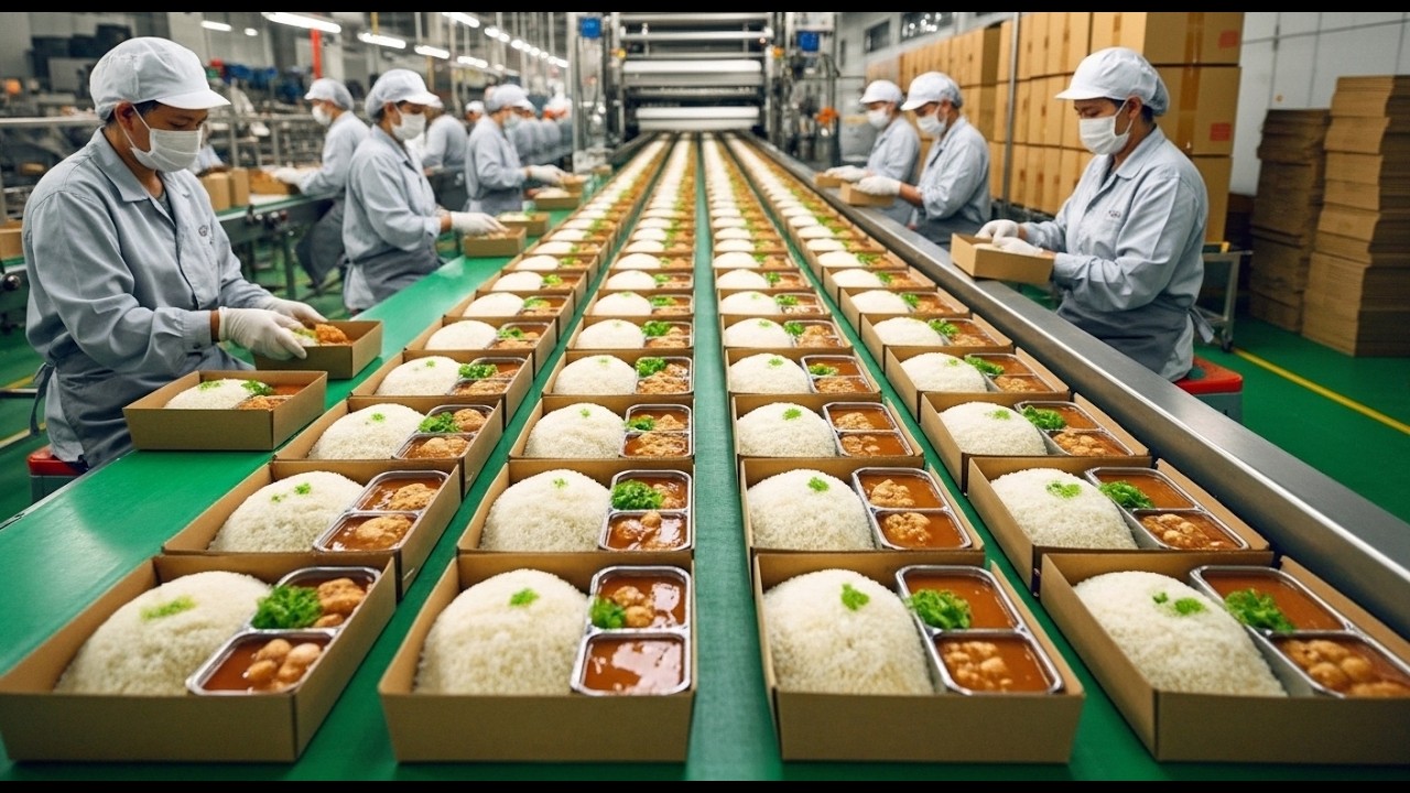 Inside Factory: How Millions of Ready Meals Are Made (Full Factory Process)