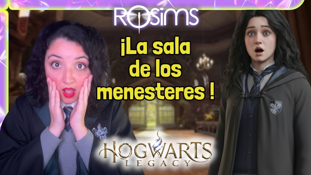 ¡LA SALA DE LOS MENESTERES! ✨ Nuevos descubrimientos en Hogwarts Legacy | RoSims