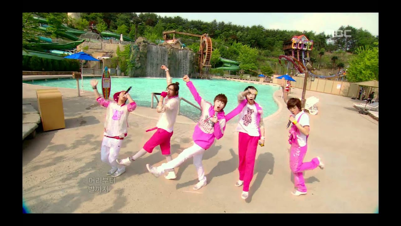 B1A4 - Okay, 비원에이포 - 오케이, Music Core 20110604