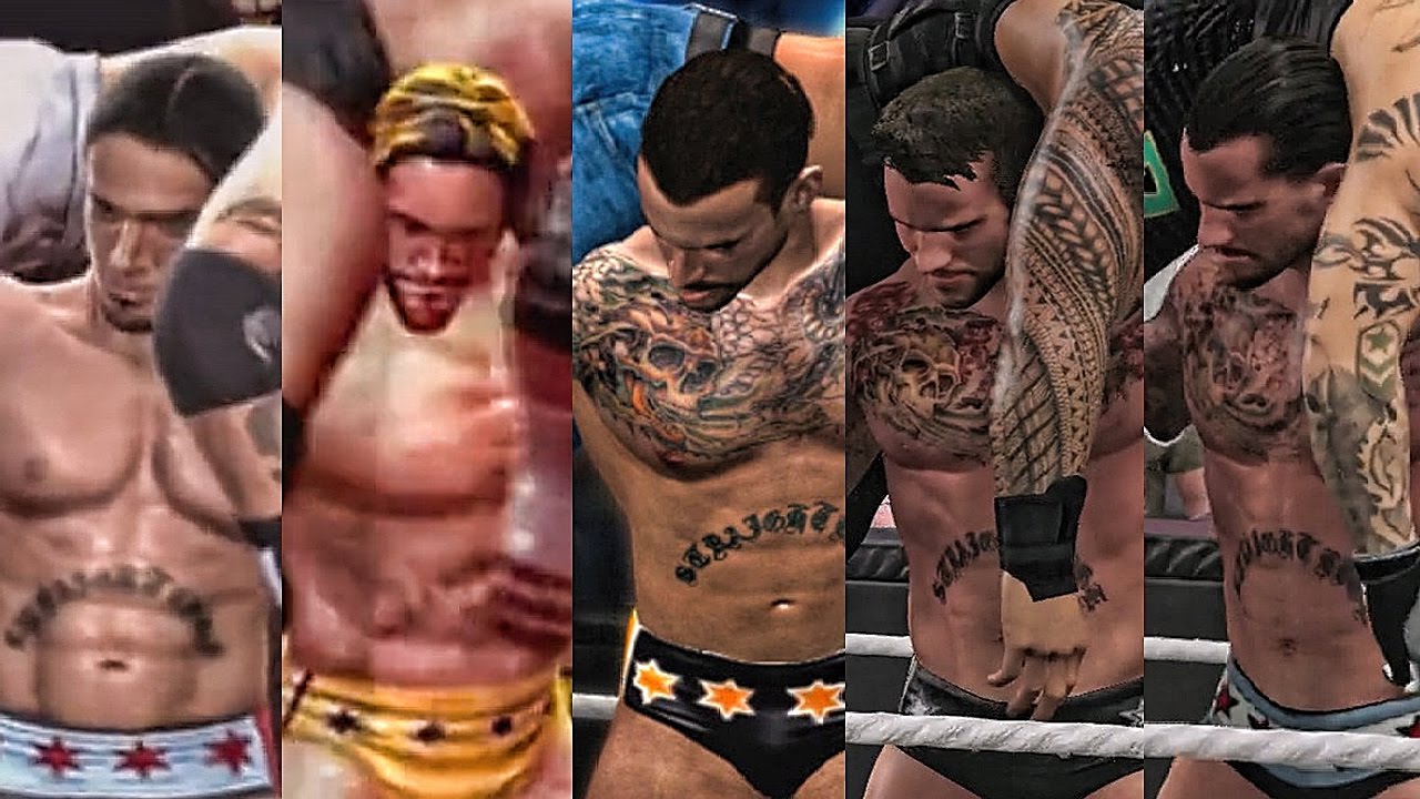 The Evolution Of CM Punk's G.T.S ( Smackdown vs RAW 2008 To WWE 2K15 )