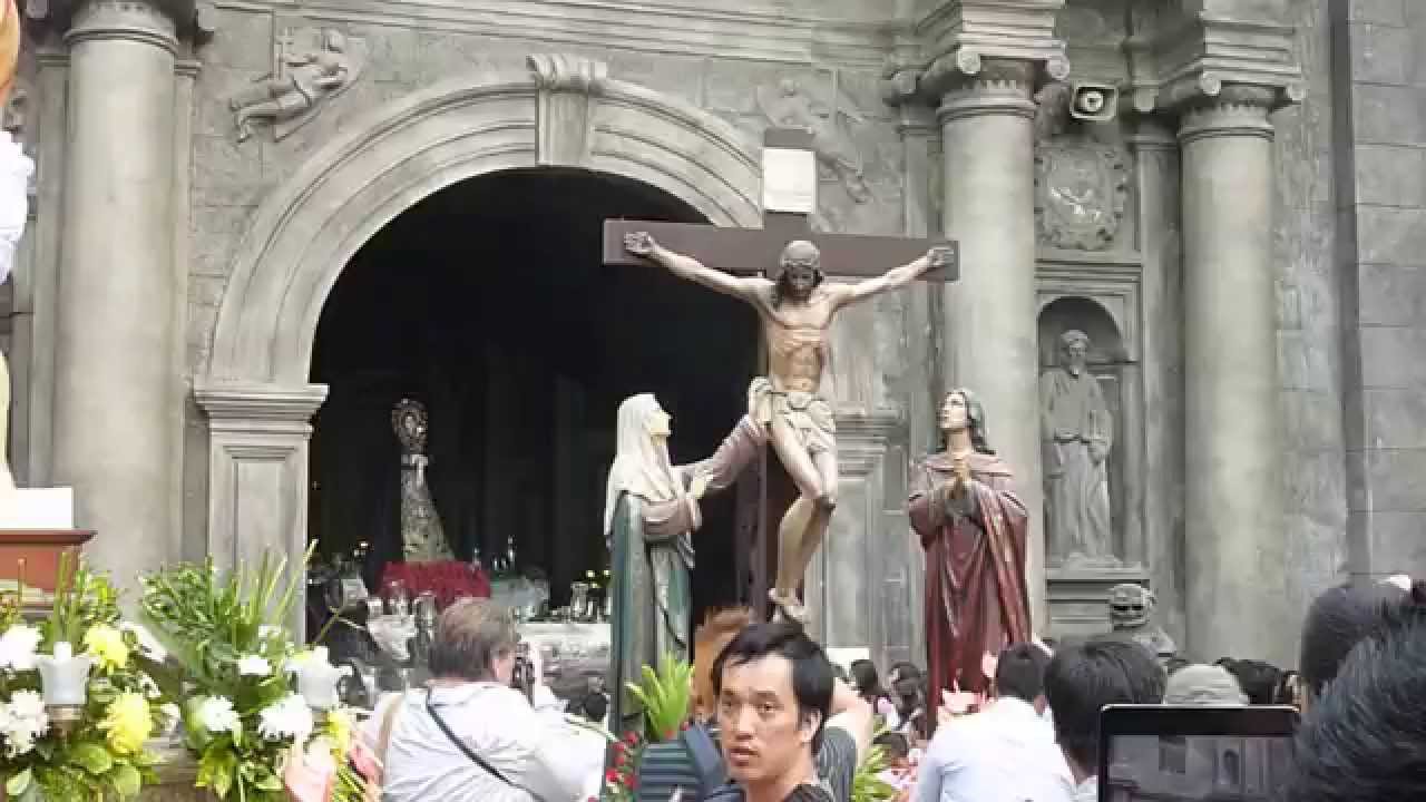 Holy Monday Procession 2014 San Agustin Church Intramuros, Manila