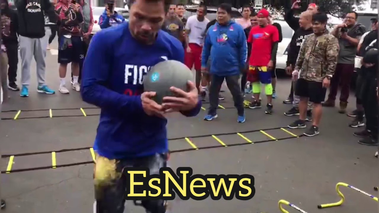 Want legs like manny pacquiao do these drills with 20 pounds