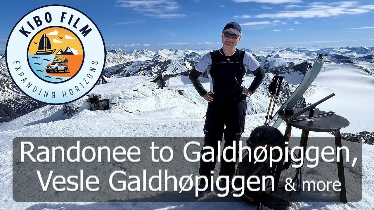 Randonee to Galdhøpiggen - Vesle Galdhøpiggen - Portpiggen and more