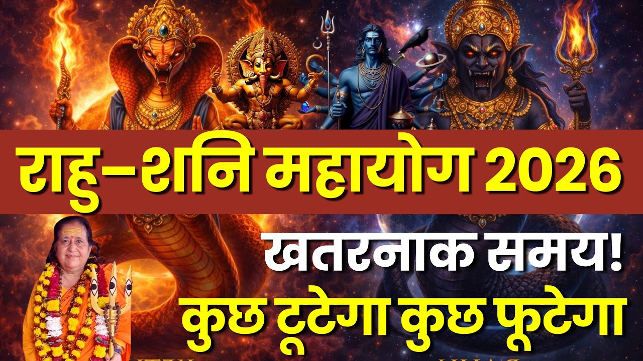 राहु-शनि महायोग 2026 | खतरनाक समय शुरू | कुछ टूटेगा कुछ फूटेगा | Astrologer Dr Kiran Tripathi