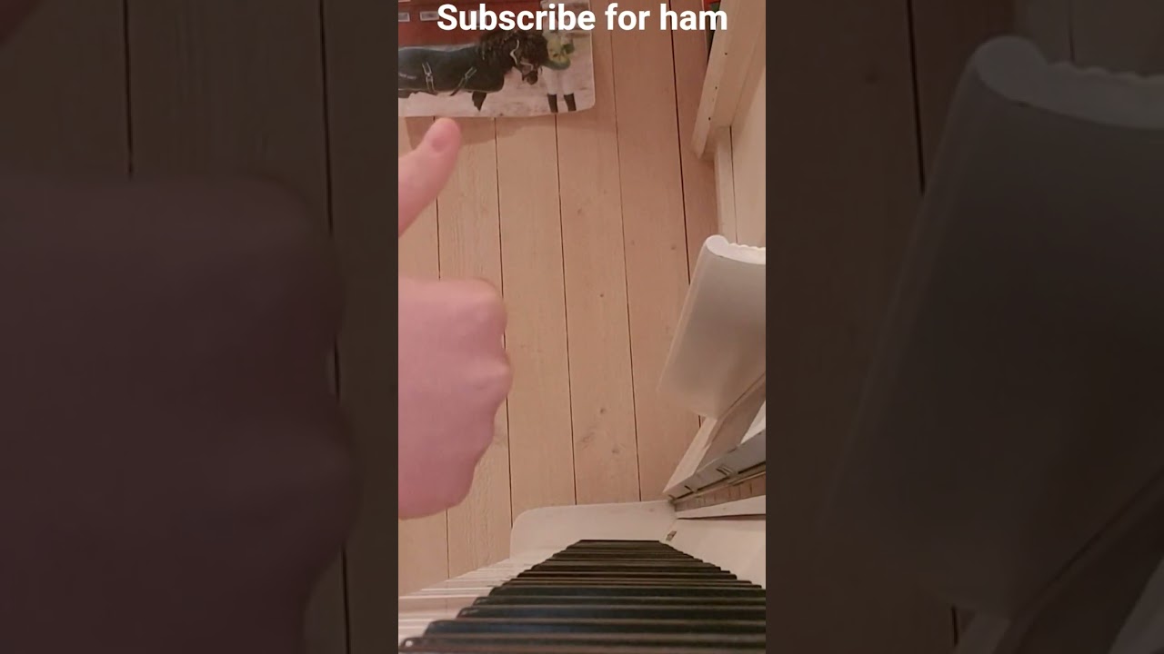 playing elevator jam from doors on piano
