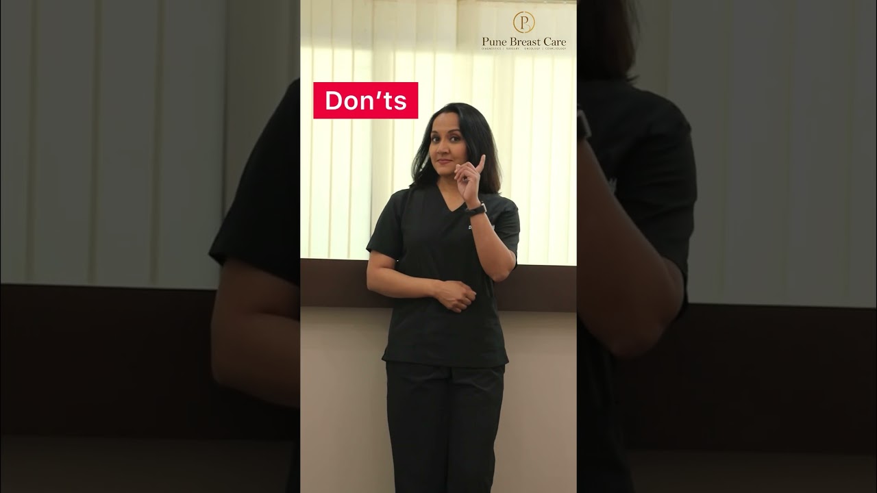 Do's & Dont's - If you have a breast lump I Pune Breast Care | Dr.Pranjali Gadgil #Shorts