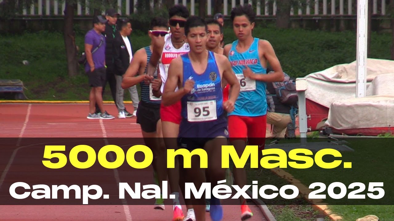5000 m Masc. Campeonato Nacional Mexicano 2025.