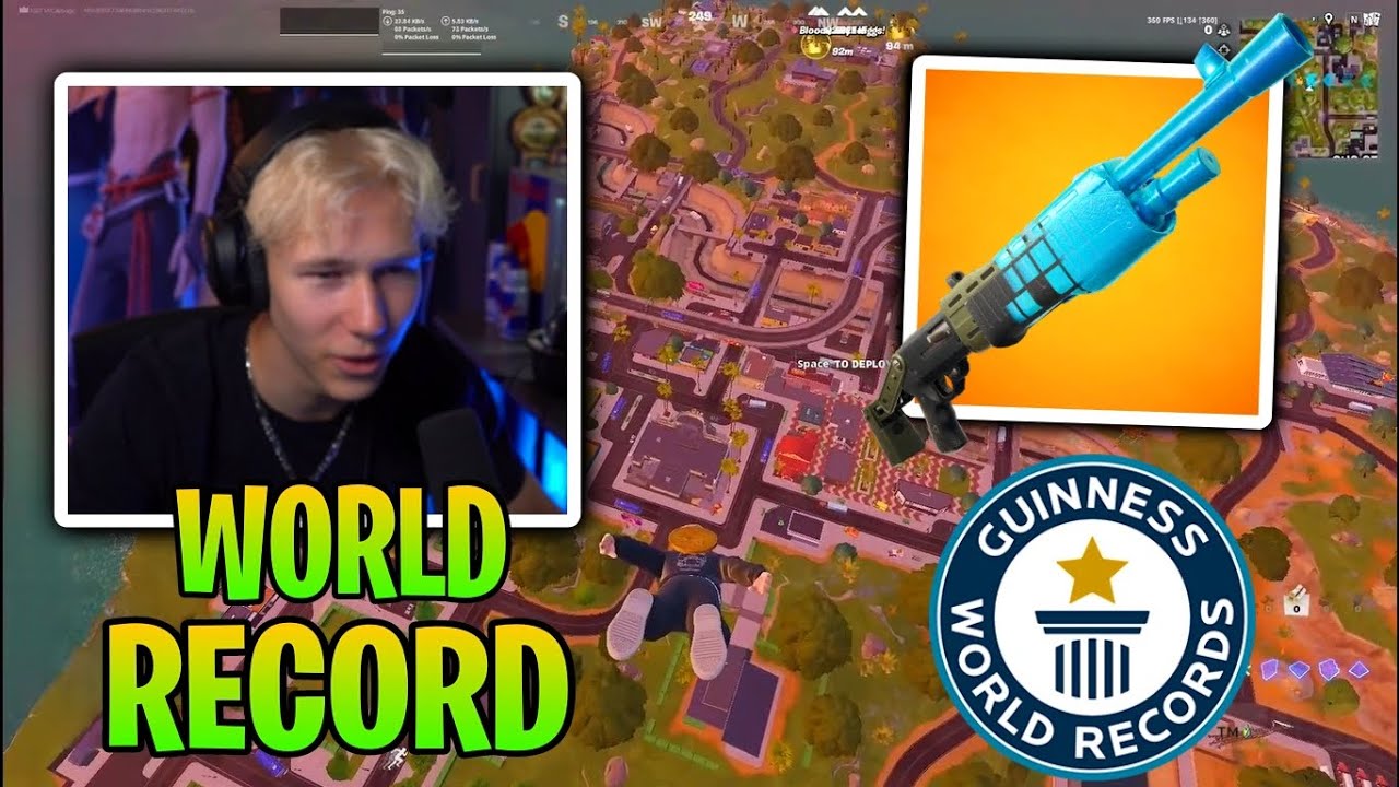 MrSavage сбросил 71 бомбу в Surf City Reload, установив мировой рекорд.