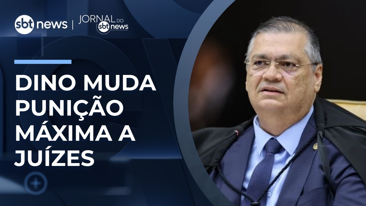 Dino determina perda de cargo como punição máxima a magistrados | #JornaldoSBTNews