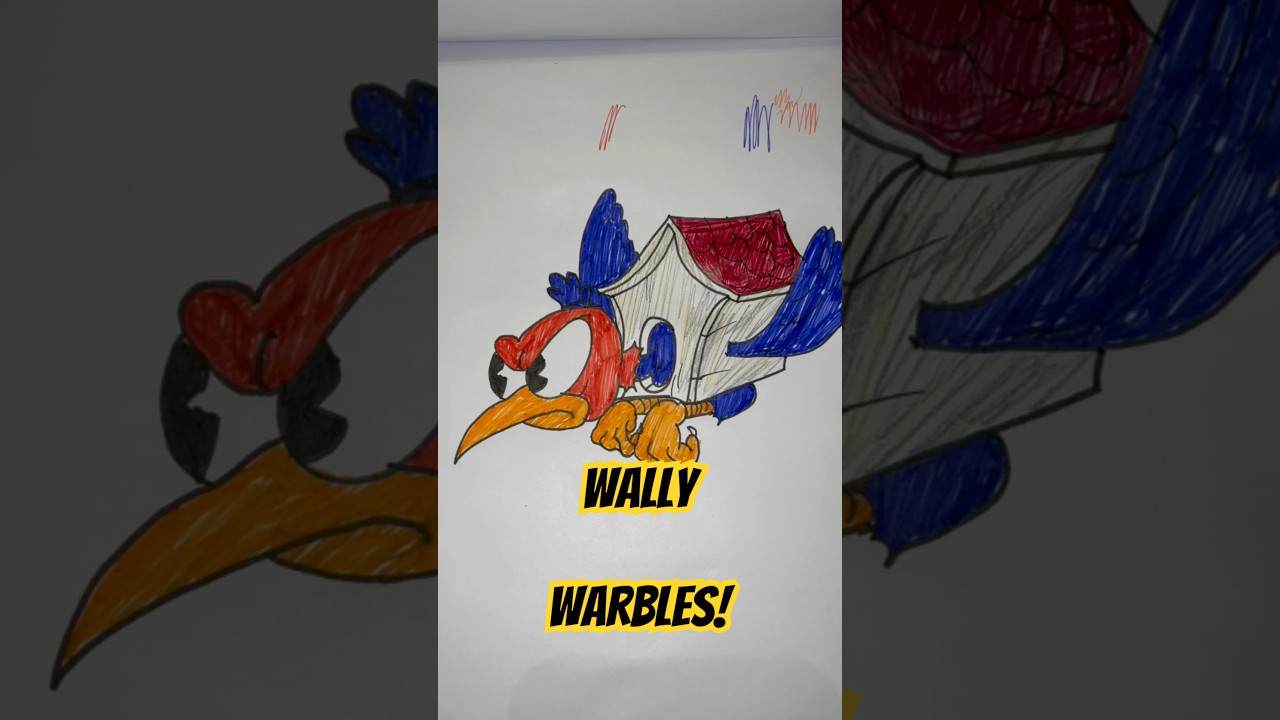 Drawing WALLY WARBLES! #art #short #shorts #shortsfeed #fyp #cuphead #sketch #drawing #animestyle