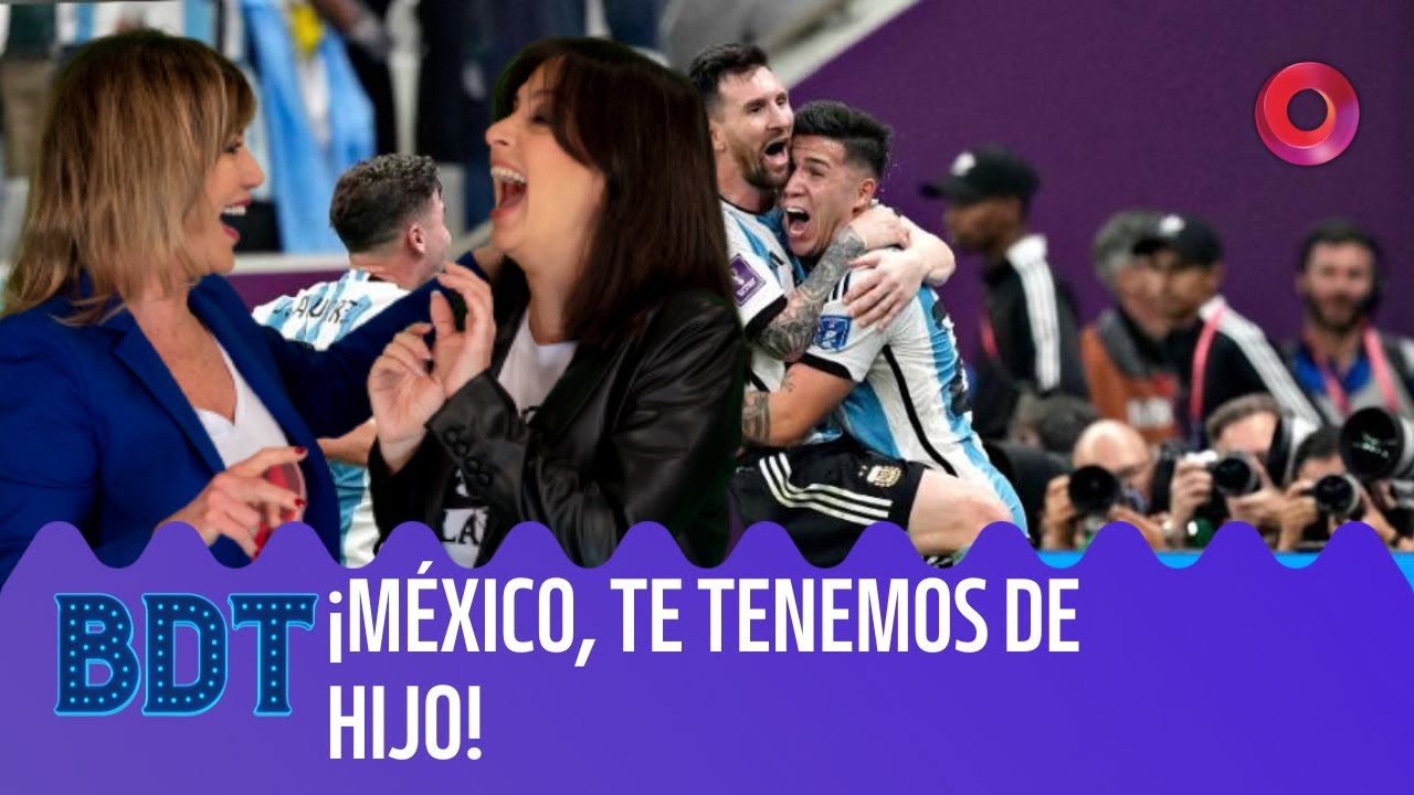 ¡Se quieren matar!: Argentina le ganó 2-0 a México en el Mundial de Qatar 2022