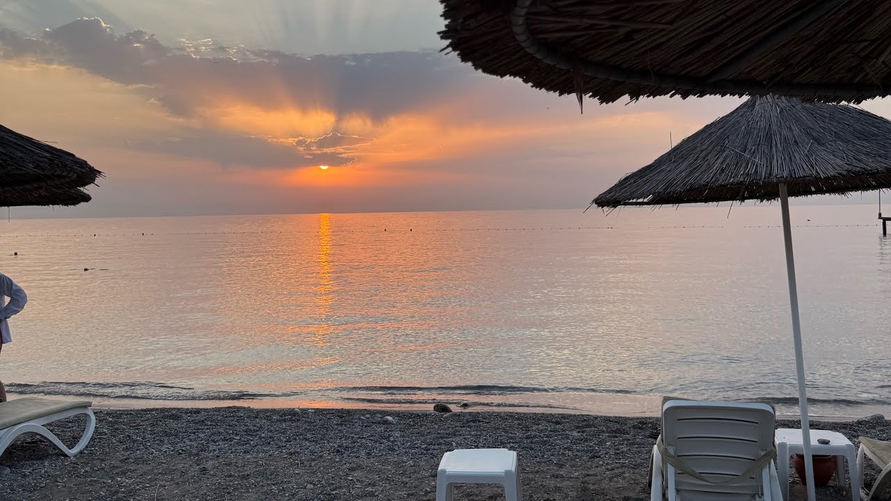 #рассвет #Турция🇹🇷#море#отель #Grand ring hotel 5*#отдых