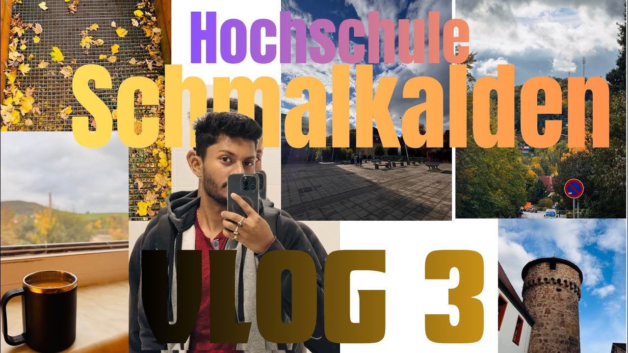 Study in Germany 🇩🇪 DE| Exploring Hochschule Schmalkalden & City Centre | Am Walperloh.