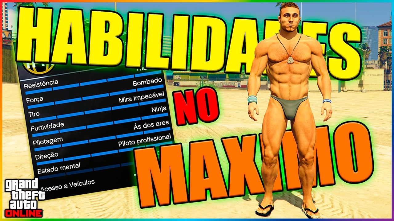 COMO UPAR TODAS HABILIDADES NO GTA V #gta #gta5 #gtaonline #gtav #gta5online