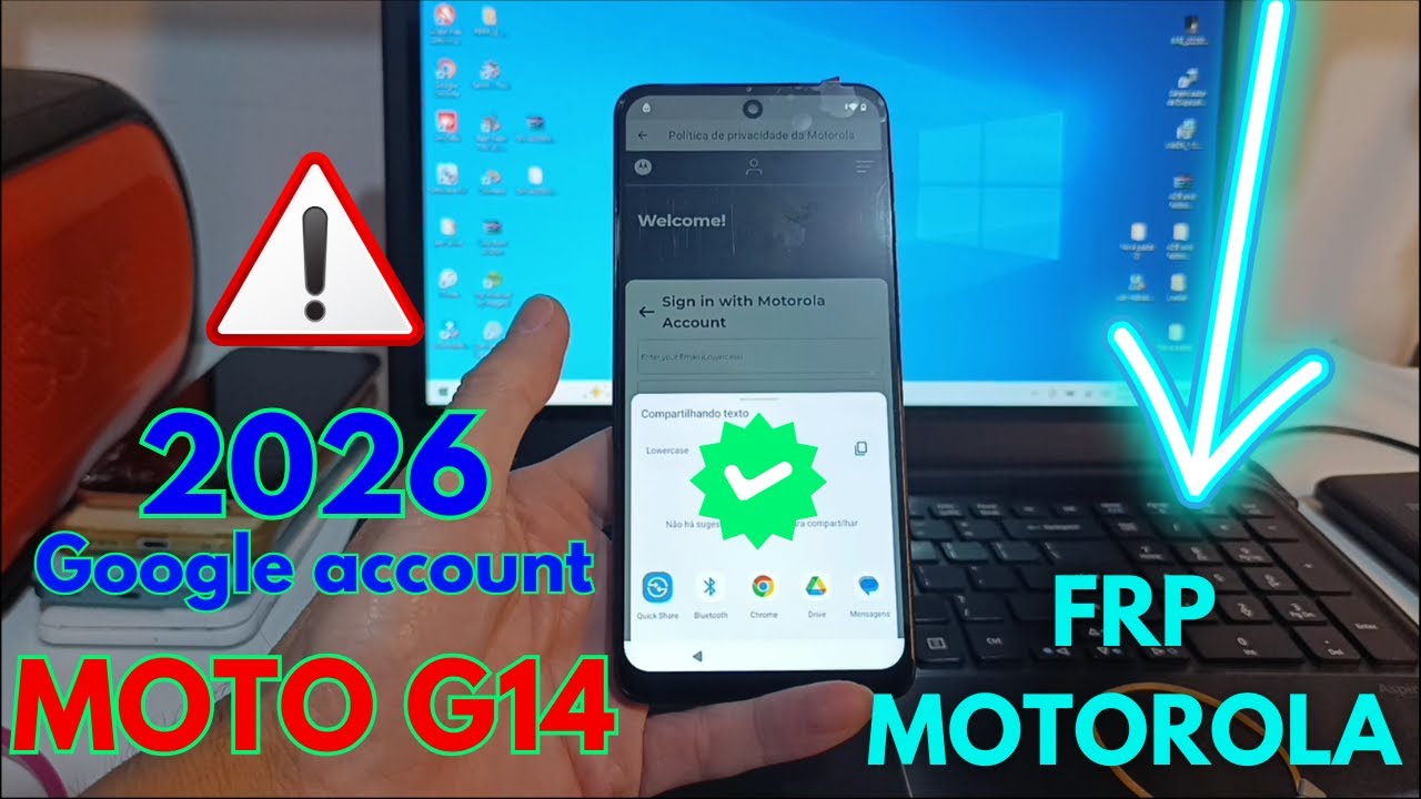 FRP G14/MotoG14 - Unlock Google Account - ALL Motorola 