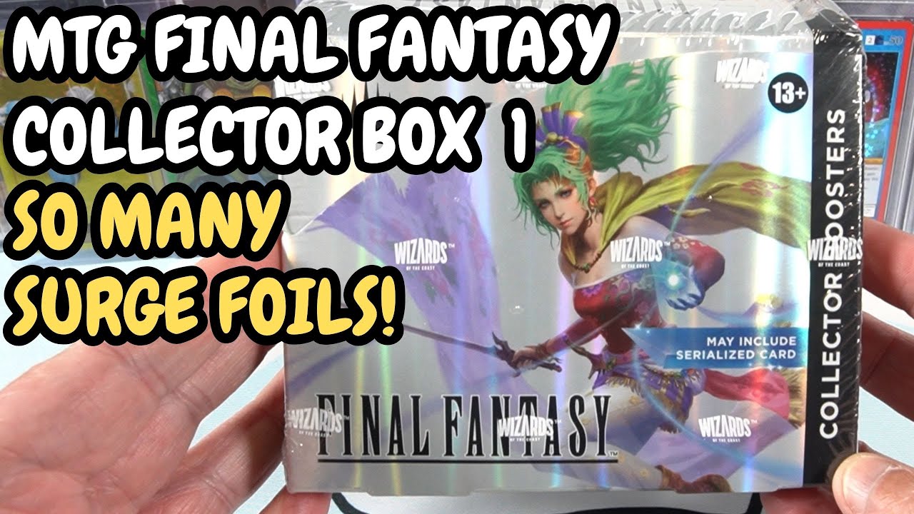 Final Fantasy MTG English Collector Booster Box - So many Surge Foils!