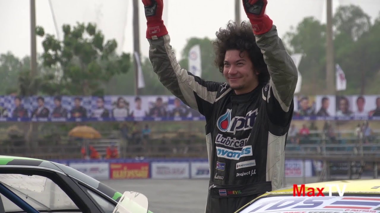 TDS - Thailand Drift Series 2014 Round 2 Class B by MaxTV