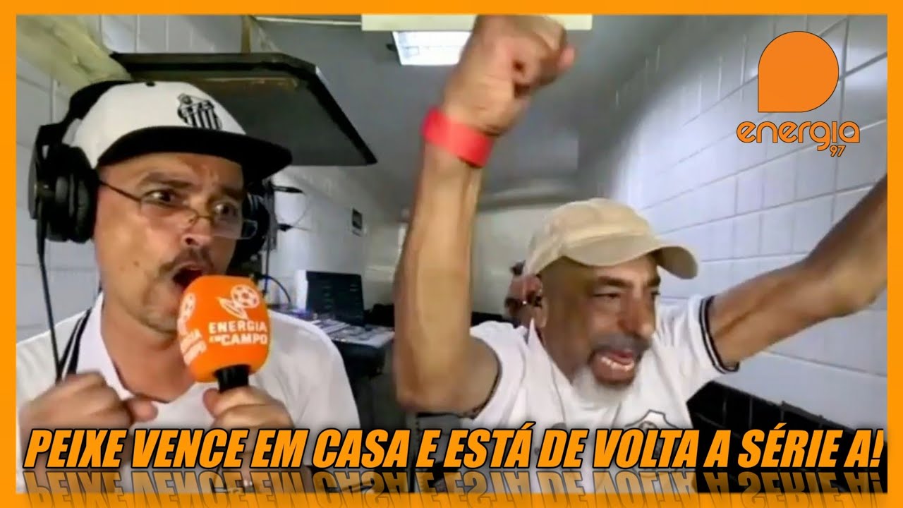 REAÇÕES DA ENERGIA 97! SANTOS 3X0 VILA NOVA