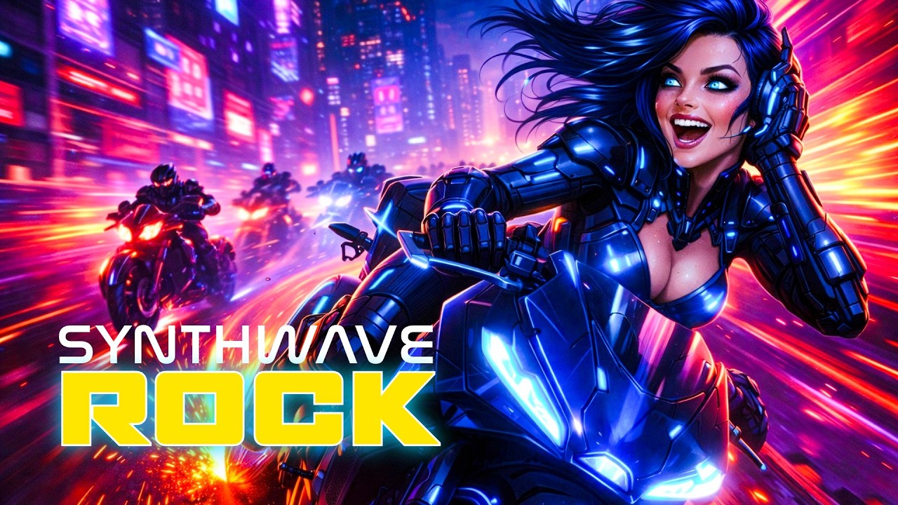 Full Throttle Pursuit | Cyber Rock Synthwave Assault