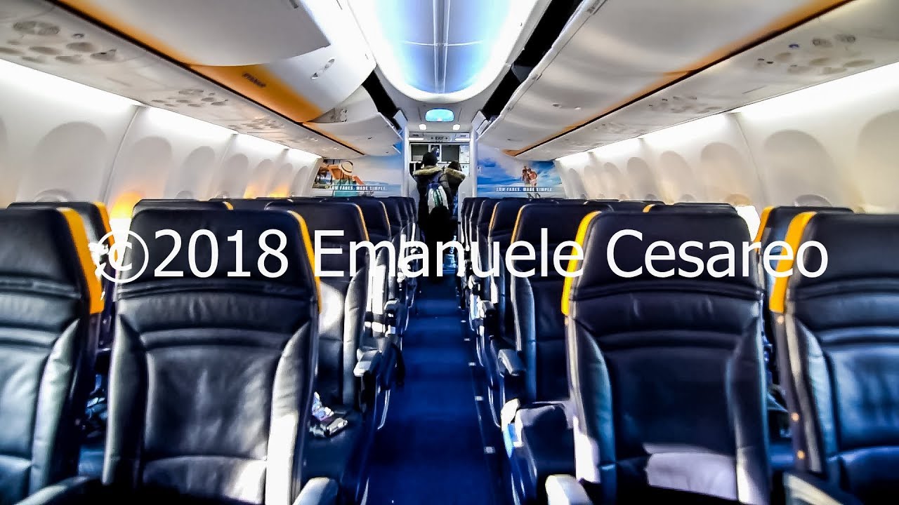 TRIP REPORT | RYANAIR | BOEING B737-800| Rome/Ciampino to London Stansted | New Sky Interior