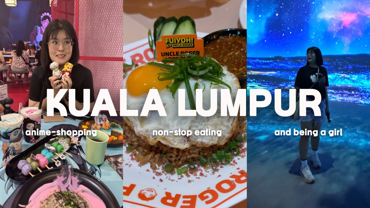 4 DAYS IN KL | demon slayer cafe, anime shopping, Immersify and lots of food basically