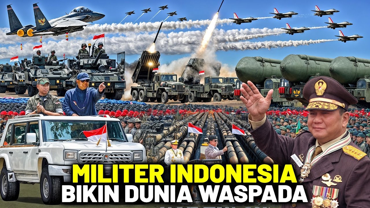 KEKUATAN MILITER INDONESIA BIKIN MELONGO SEDUNIA! Prabowo Terharu & Bangga Indonesia Superpower