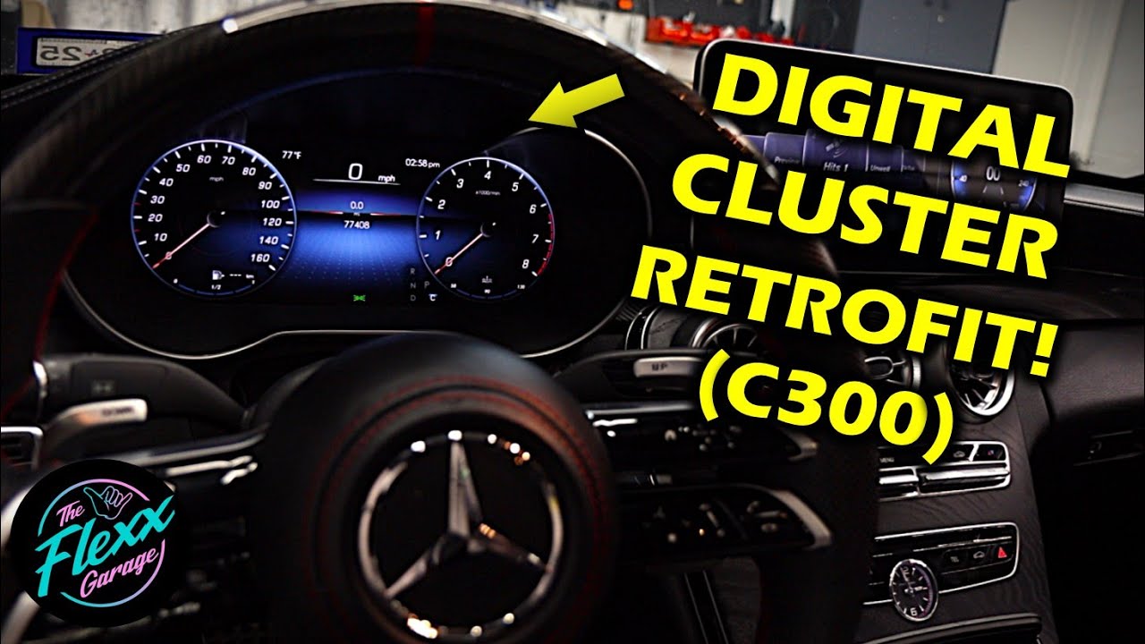 ЧАСТЬ 1: Установка панели приборов в «цифровом» стиле (Mercedes C-Class W205)