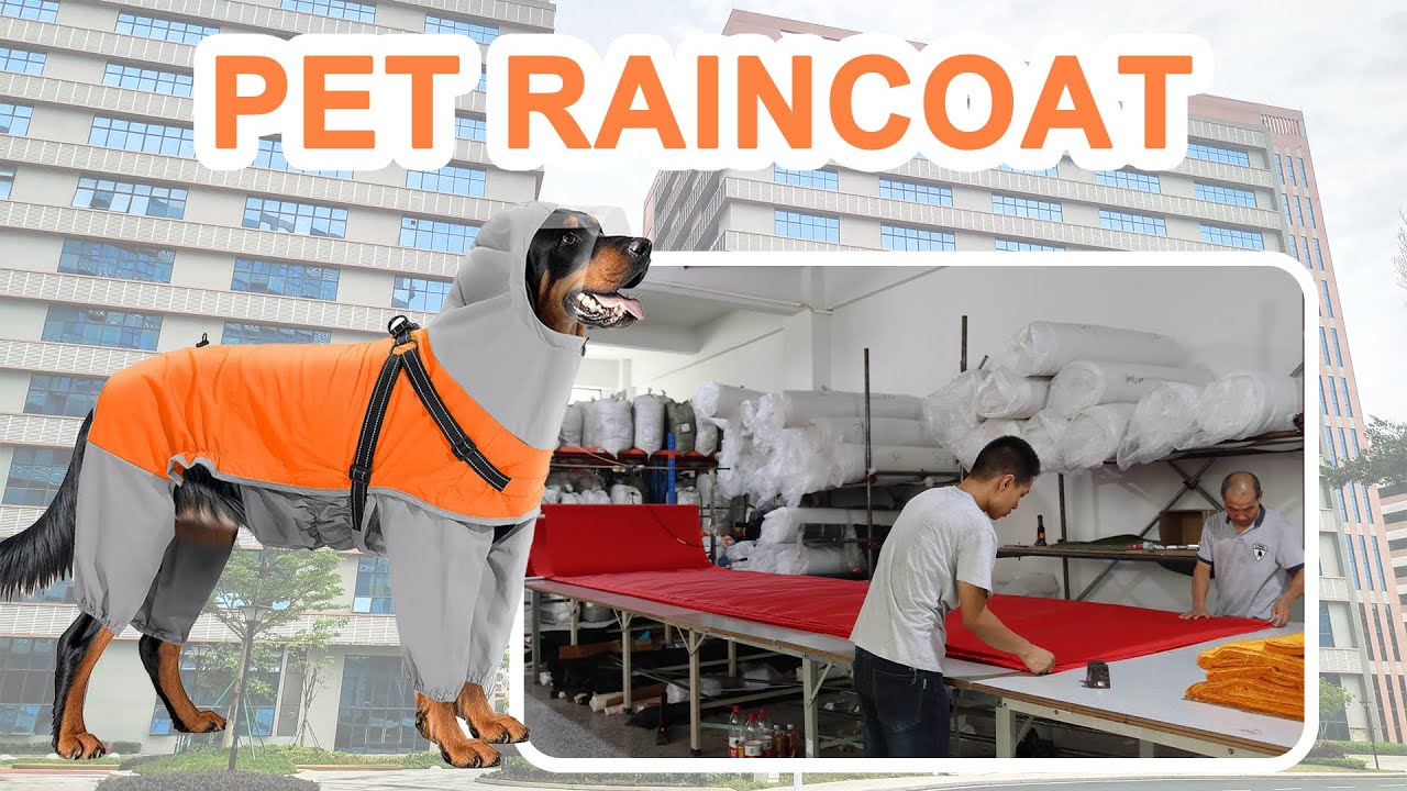 Stay Covered in Style &ndash; Hooded Dog Raincoat for Full Weather Protection!