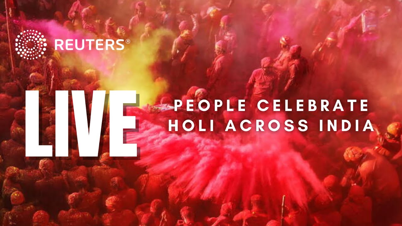 LIVE: People celebrate Holi across India
