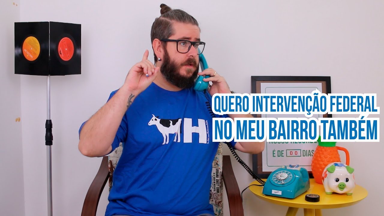 Reclamação do Dia: Quero intervenção federal no meu bairro também