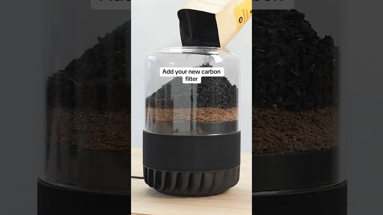 Here&rsquo;s how to add your carbon filter to your Briiv 2 Pro! #activatedcarbon #airpurifier #cleanair